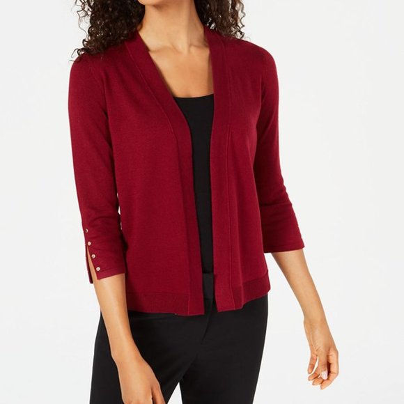 JM Collection Sweaters Nwot Open Front Cardigan Xs Poshmark